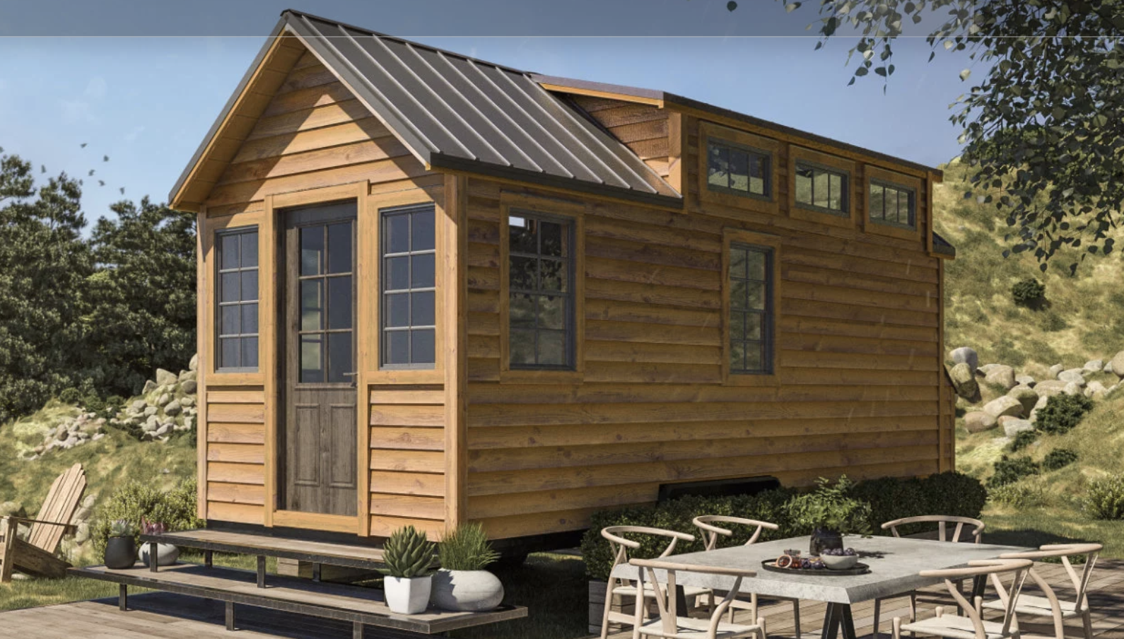 Tiny house built for Detroit's tiny house neighborhood, Cass Community Services